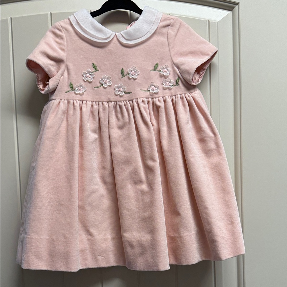 Pink Velvet Florence Eiseman Little Girls Dress